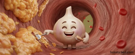 Raw Garlic and Healthy Arteries