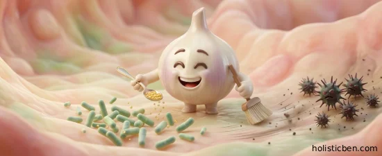 Raw Garlic and Healthy Gut