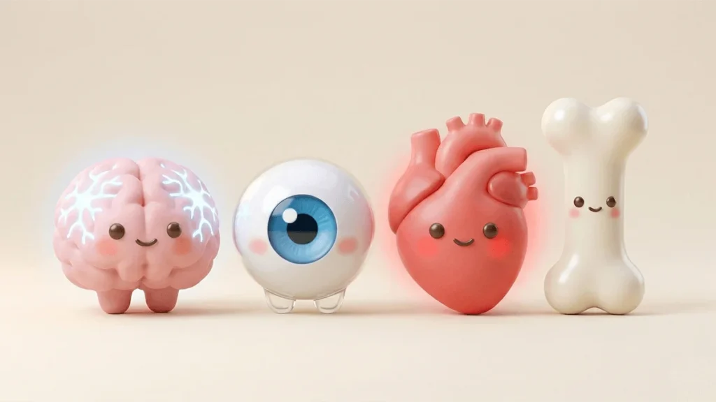 brain eye heart bone health